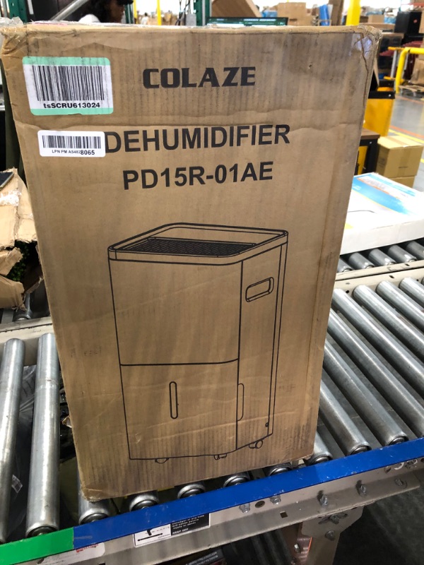 Photo 2 of 4500 Sq. Ft 50 Pint Dehumidifier for Basement, COLAZE Dehumidifiers with Drain Hose for Home Bedroom Bathroom Large Room, Auto Defrost & Full Water Alarm & 24H Timer with 1.59 Gallon Water Tank