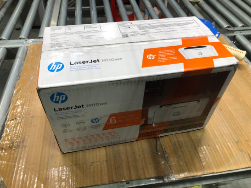 Photo 2 of HP LaserJet M110we Wireless Black and White Printer with HP+ and Bonus 6 Months Instant Ink (7MD66E) New Version: HP+, M110we