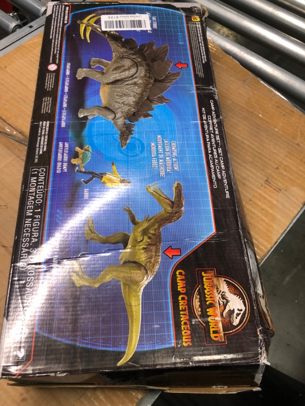 Photo 3 of Mattel Jurassic World Camp Cretaceous Camp Adventure Set Exclusive Action Figure 4-Pack Darius with Bumpy