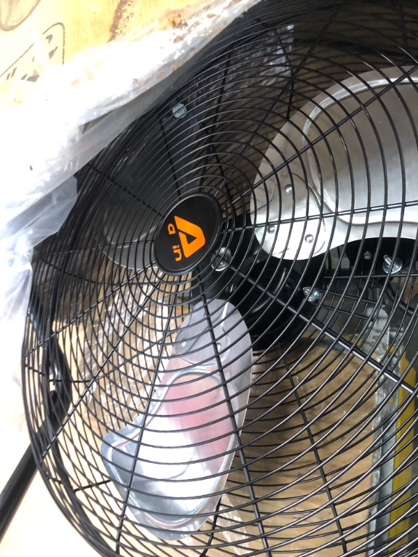 Photo 4 of Aain(R AA010 20'' High Velocity Floor Fan, 6000 CFM Industrial Metal Fans for Industrial Garage Shop, 3 Speed Settings, Black 3 SPEED,6000 CFM