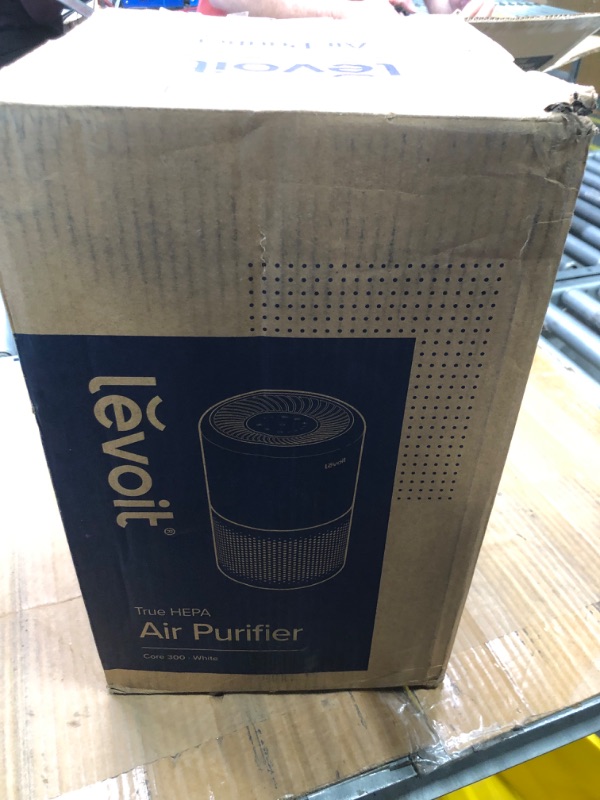 Photo 2 of LEVOIT Air Purifier, Core 300, White & Air Purifiers for Bedroom Home, HEPA Freshener Filter Small Room Cleaner with Fragrance Sponge, White