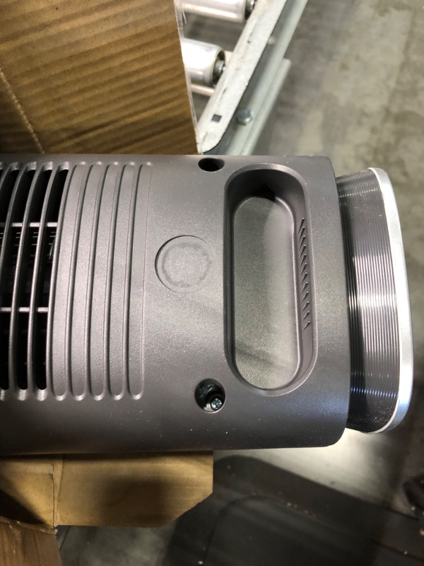 Photo 1 of PELONIS PTH15A4BGB Ceramic Tower 1500W Indoor Space Heater with Oscillation, Remote Control, Programmable Thermostat & 8H Timer, ECO Mode, Tip-Over Switch & Overheating Protection.Grey PTC Heater Grey