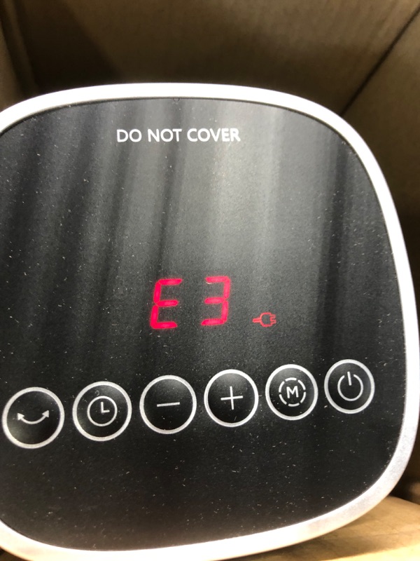 Photo 1 of PELONIS PTH15A4BGB Ceramic Tower 1500W Indoor Space Heater with Oscillation, Remote Control, Programmable Thermostat & 8H Timer, ECO Mode, Tip-Over Switch & Overheating Protection.Grey PTC Heater Grey