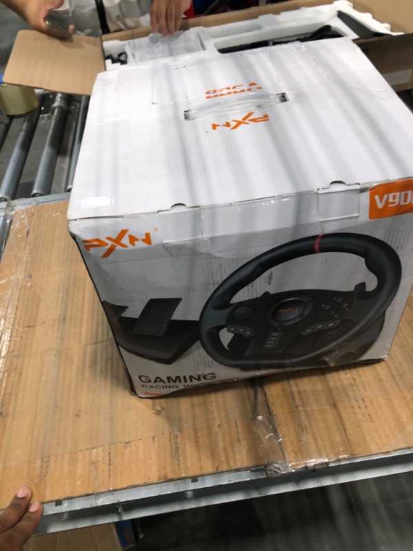 Photo 1 of PXN Gaming Racing Wheel Game Steering Wheel Driving Wheel, Used - Like New V900K Volante PC 270/900 degree Race Steering Wheel with Pedals for PS3, Xbox One,Xbox Series S/X,Android TV