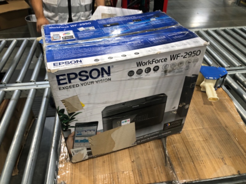 Photo 2 of Epson Workforce WF-2950 Wireless All-in-One Printer with Scan, Copy, Fax, Auto Document Feeder, Automatic 2-Sided Printing and 2.4" Color Display Printer WF-2950