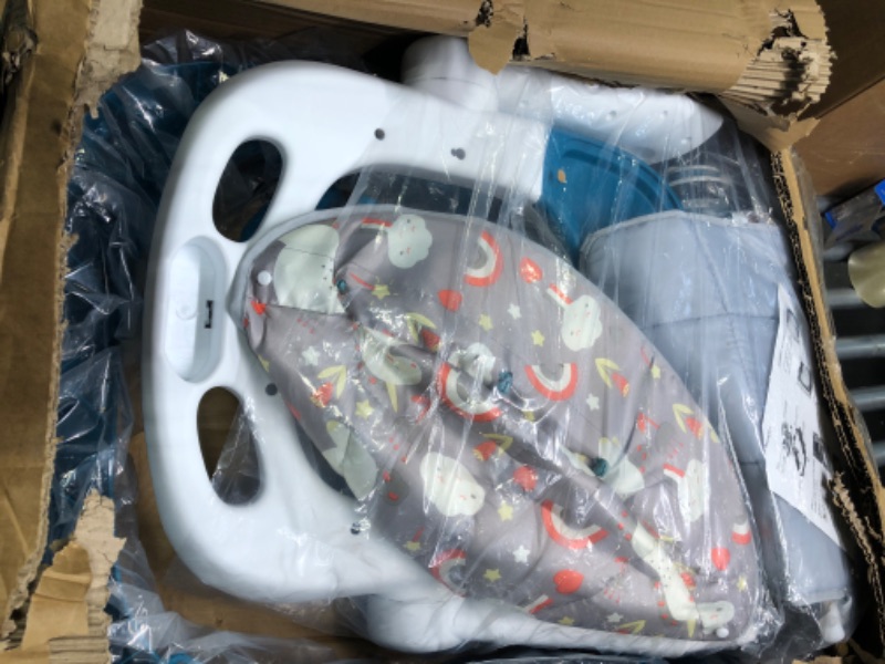 Photo 1 of DingDong Baby Walker - 3 in 1 Baby Walkers for Boys, Walker for Baby boy with Enlarging The Chassis, Baby Walker with Wheels/Foot Pads/Handles, Baby Walker Portable Foldable (Blue)