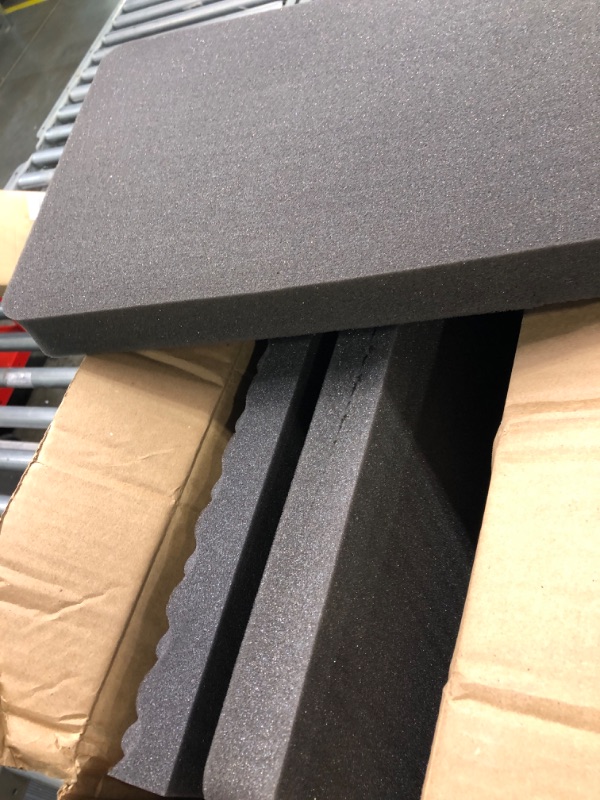 Photo 1 of Pelican 1500 / 1501 Upgraded 4 piece foam set. 1 convoluted lid foam, 2 middle pluck pieces, and 1 bottom pad.
