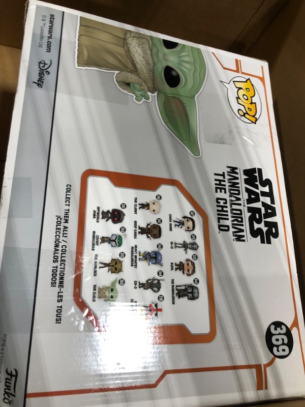 Photo 3 of Funko Pop! Star Wars: The Mandalorian - The Child, 10" Super Sized Pop! 10 inches