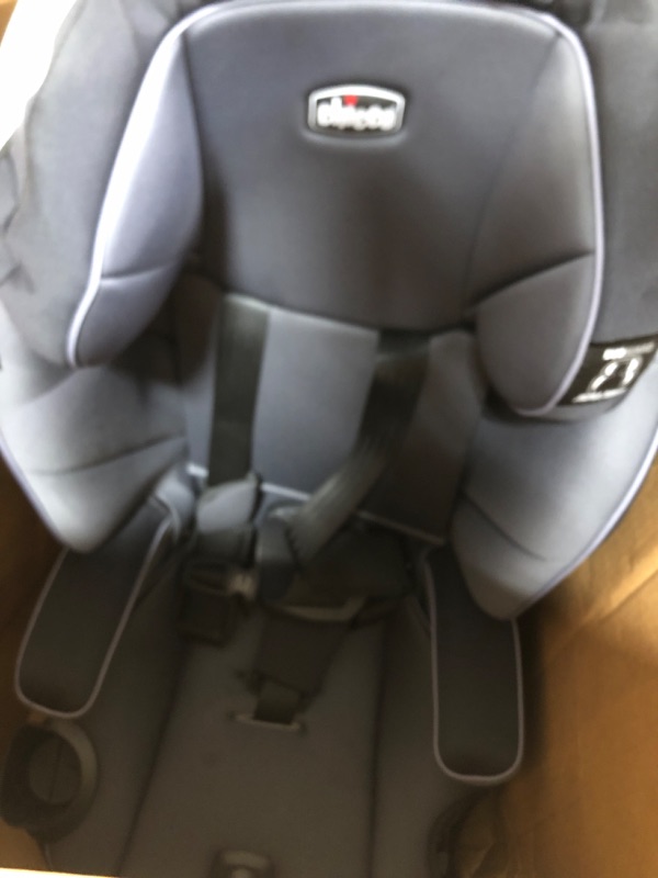 Photo 3 of Chicco MyFit Harness + Booster Car Seat, 5-Point Harness Car Seat and High Back Booster Seat, For children 25-100 lbs. | Fathom/Grey/Blue Fathom/Grey/Blue MyFit