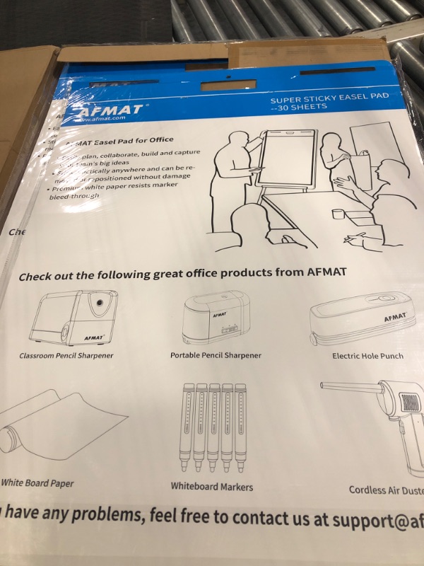 Photo 1 of Post-it Super Sticky Easel Pad, 25 x 30 Inches, 30 Sheets/Pad, 1 Pad (559SS), Large White Premium Self Stick Flip Chart Paper, Super Sticking Power