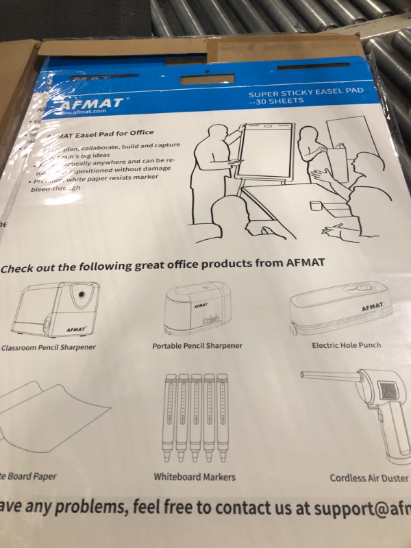 Photo 2 of Post-it Super Sticky Easel Pad, 25 x 30 Inches, 30 Sheets/Pad, 1 Pad (559SS), Large White Premium Self Stick Flip Chart Paper, Super Sticking Power