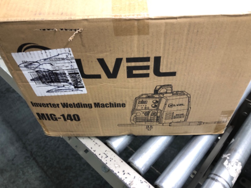 Photo 1 of MIG Welder 110V, Actual 140Amp Flux Core Welder/Stick Welder/Lift TIG 3 in 1 Synergic Welding Machine, Smart IGBT Inverter Large LED Display Gasless Wire Welder with Welding Gun