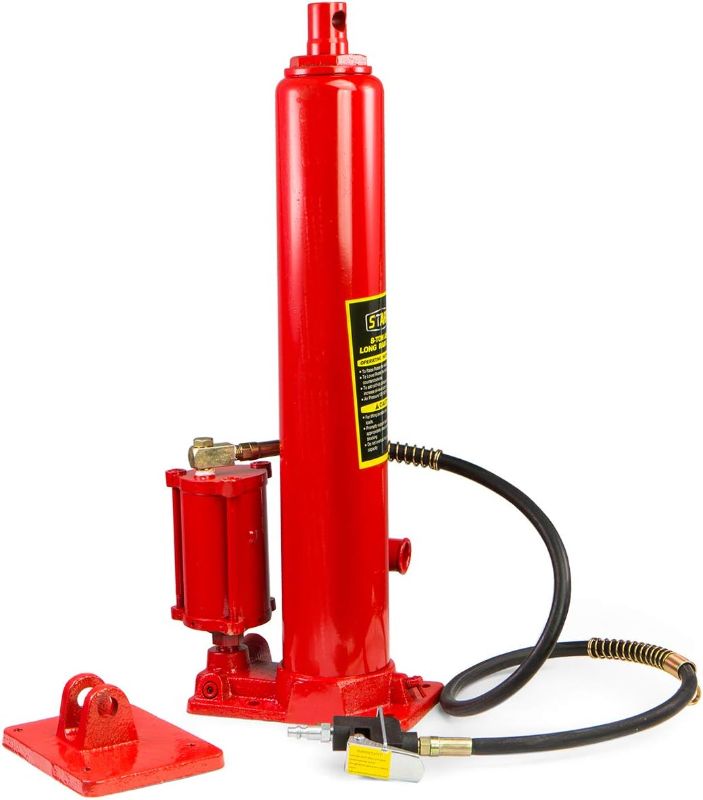 Photo 1 of  
8 Ton Air/Hydraulic Long Ram Jack Piston Ram 8-Ton Capacity Cherry Crane Shop Engine Hoist Lift For Truck- 8.0 L