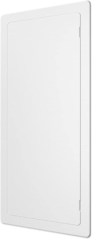 Photo 1 of Access Panel for Drywall - 14 x 29 inch - Wall Hole Cover - Access Door - Plumbing Access Panel for Drywall - Heavy Durable Plastic White
