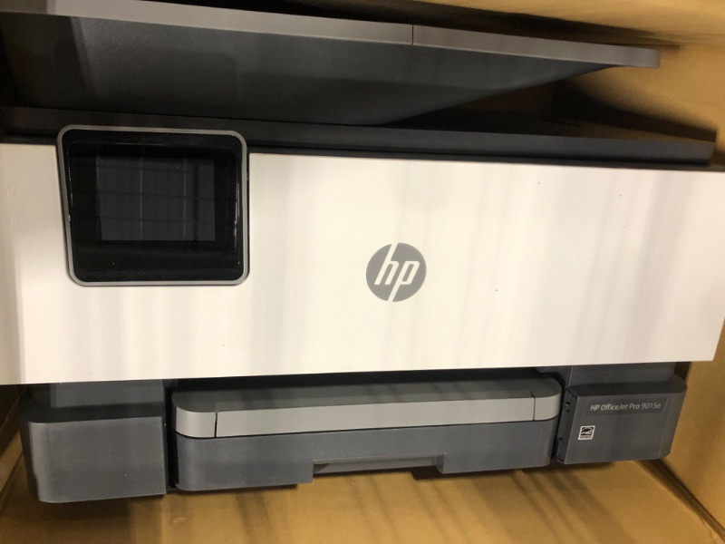 Photo 2 of HP OfficeJet Pro 9015e Wireless Color All-in-One Printer with bonus 6 months Instant ink with HP+ (1G5L3A),Gray