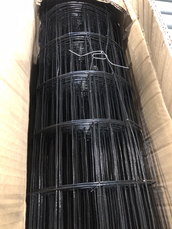Photo 3 of 5'x50' Hardware Cloth 19 Gauge Black Vinyl Coated Welded Fence Mesh for Home and Garden Fence and Home Improvement Project