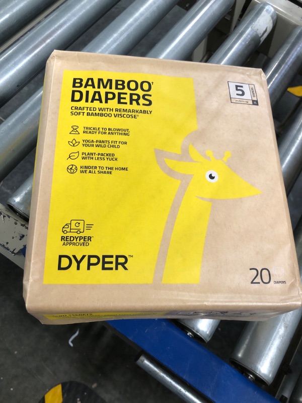 Photo 2 of DYPER Viscose from Bamboo Baby Diapers Size 5  | Honest Ingredients | Made with Plant-Based* Materials | Hypoallergenic for Sensitive Skin, Unscented