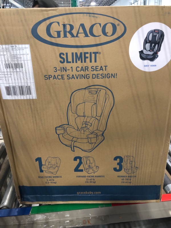 Photo 2 of Graco - Slimfit All-in-One Convertible Car Seat, Darcie