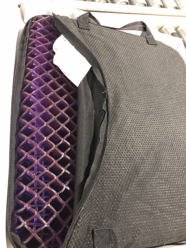 Photo 1 of Purple Royal Seat Cushion - Seat Cushion for The Car Or Office Chair - Temperature Neutral Grid