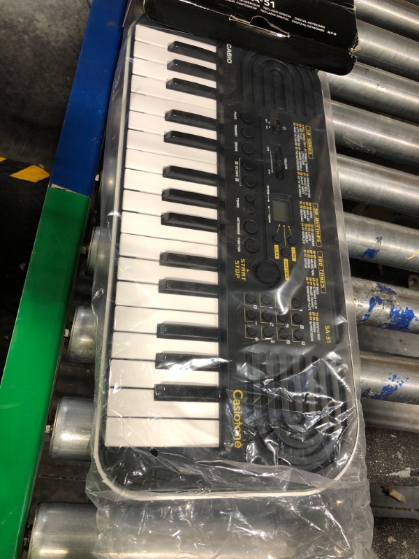 Photo 3 of *MISSING POWER CORD* Casio Portable Keyboard, Compact (SA-51)