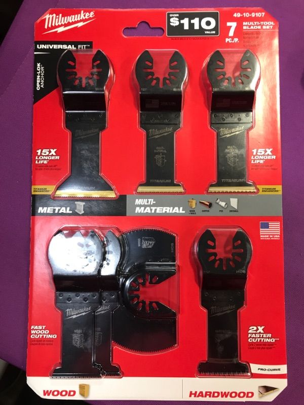 Photo 2 of Milwaukee Multi-Tool Blade Set