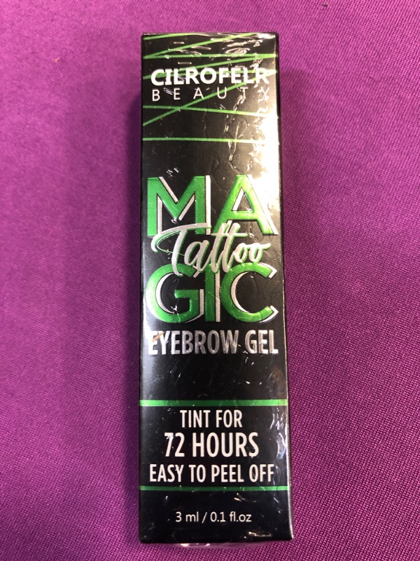 Photo 1 of 
CILFOLER MAGIC TATTOO EYEBROW GEL MEDIUM BROWN
