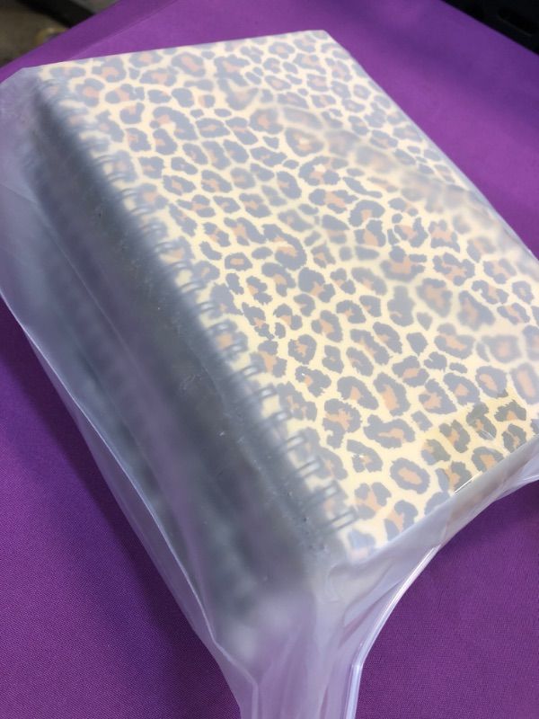 Photo 2 of Spiral Notebook, 8 Pcs A5 Cow and Leopard Print Plastic Softcover 7mm College Ruled 80 Sheets -160 Pages Journals for Study and Notes (8 Pcs A5)