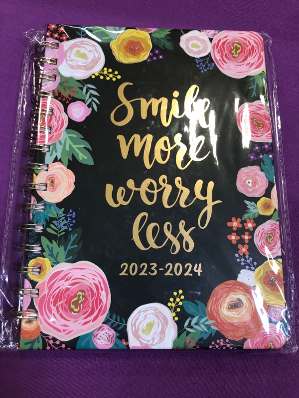 Photo 2 of Planner 2023-2024 - 2023-2024 Planner Weekly and Monthly, July 2023 - June 2024, 6.4" x 8.5", Planner 2023-2024 with Flexible Hardcover, 12 Monthly Tabs, Inner Pocket, Strong Binding Black-1