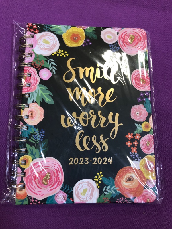 Photo 2 of Planner 2023-2024 - 2023-2024 Planner Weekly and Monthly, July 2023 - June 2024, 6.4" x 8.5", Planner 2023-2024 with Flexible Hardcover, 12 Monthly Tabs, Inner Pocket, Strong Binding Black-1