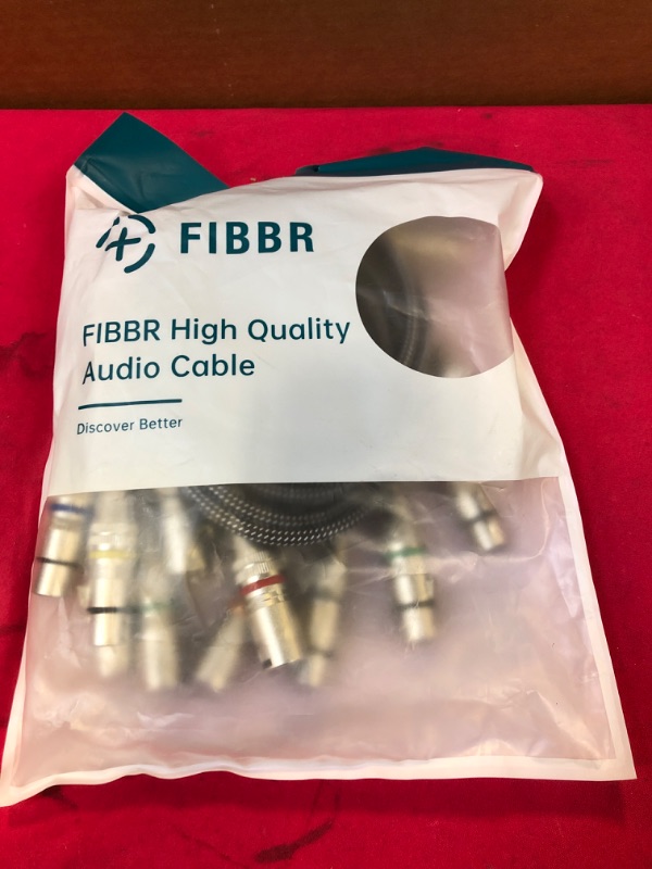 Photo 2 of FIBBR XLR Microphone Cable 3ft-6 Pack, Heavy Duty XLR Male to Female Nylon Braided Balanced Microphone Cord Compatible with Preamps/Speaker Systems and Shotgun Microphones