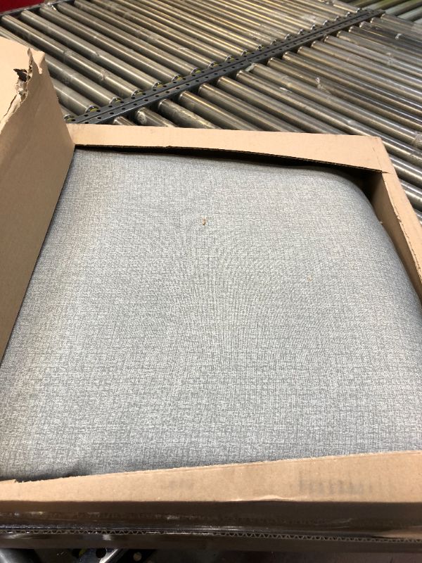 Photo 1 of 44 in. L x 21 in. W x 3.5 in. T Outdoor Chair Cushion in McHusk Stone

