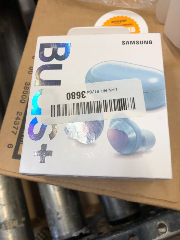Photo 4 of Samsung Galaxy Buds+ Plus, True Wireless Earbuds w/Improved Battery and Call Quality (Wireless Charging Case Included), (Cloud Blue) (Renewed)