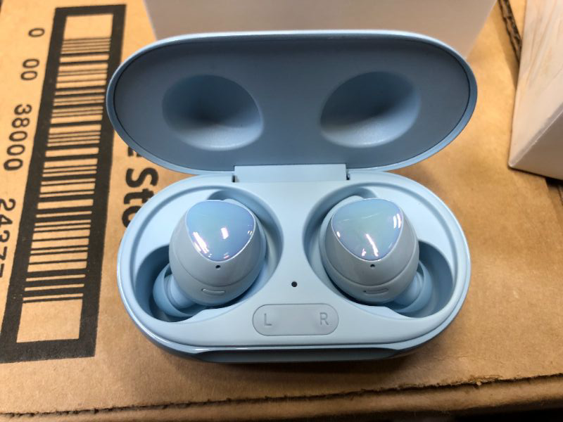 Photo 3 of Samsung Galaxy Buds+ Plus, True Wireless Earbuds w/Improved Battery and Call Quality (Wireless Charging Case Included), (Cloud Blue) (Renewed)