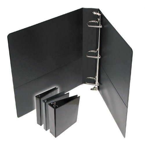 Photo 1 of 3 Ring Binder, Professional Angle D Ring Binder 4 Inch, Presentation Folder for Standard Pages 8.5 x 11 with Pockets, 