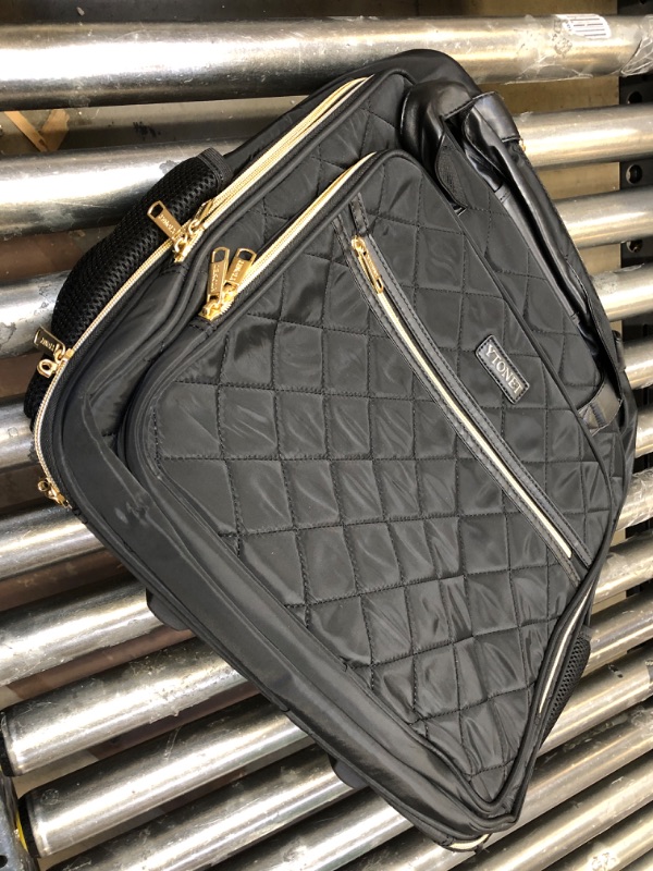 Photo 1 of Ytonet Rolling Laptop Bag Women, Rolling Briefcase for Women, 17.3 Inch Laptop Bag with Wheels Rolling Computer Bag Laptop Case for Work Travel College Business Wife Mom Teacher, Black