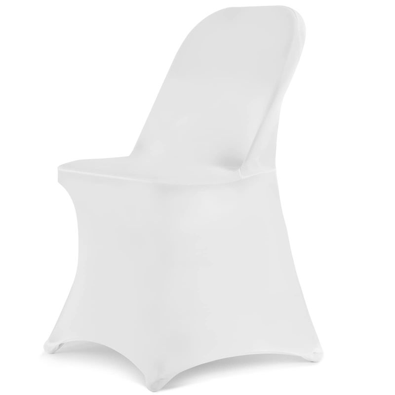 Photo 1 of 4pcs HAINARverS Folding Chair Covers, Upgrade Universal Fitted Stretch Spandex Chair  