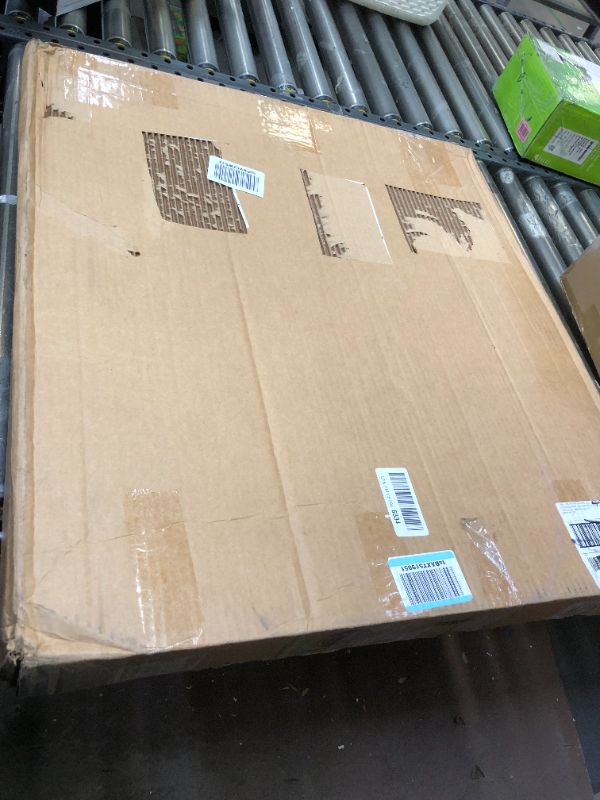 Photo 1 of Camco Washing Machine Drain Pan for Stackable Units with PVC Fitting - Collects Water Leakage and Prevents Floor Damage - White (21006) Ships in Own Container