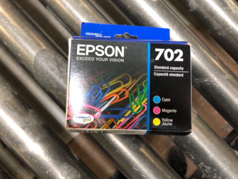 Photo 2 of EPSON T702 DURABrite Ultra -Ink Standard Capacity Color Combo Pack (T702520-S) for select Epson WorkForce Pro Printers