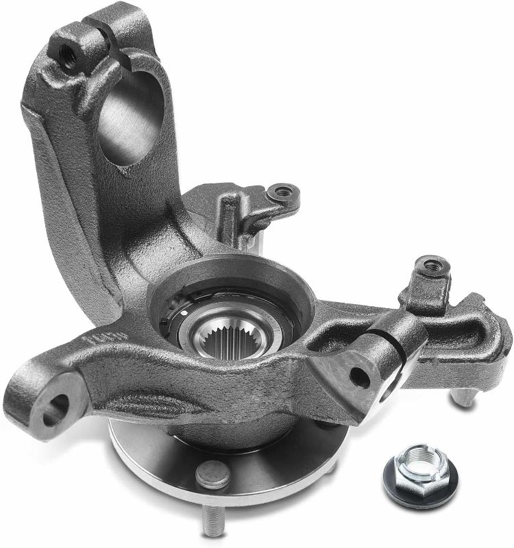 Photo 1 of A-Premium Front Steering Knuckle & Wheel Bearing Hub Assembly Compatible with Ford Focus 2000 2001 2002 2003 2004, with 4-Wheel ABS, w/4-Lug, Left Driver Side, Replace # 2M5Z3K186BA
