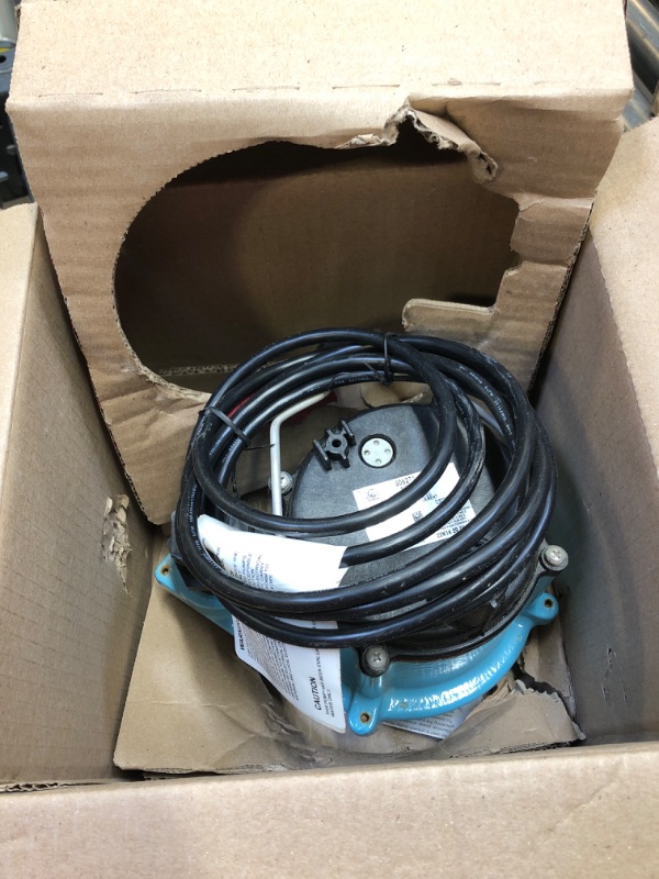 Photo 2 of 1.5" 1/3 HP Big John Submersible Sump Pump Volts / Cord Length: 115 Volts / 10' Power Cord / UL/CSA Cert