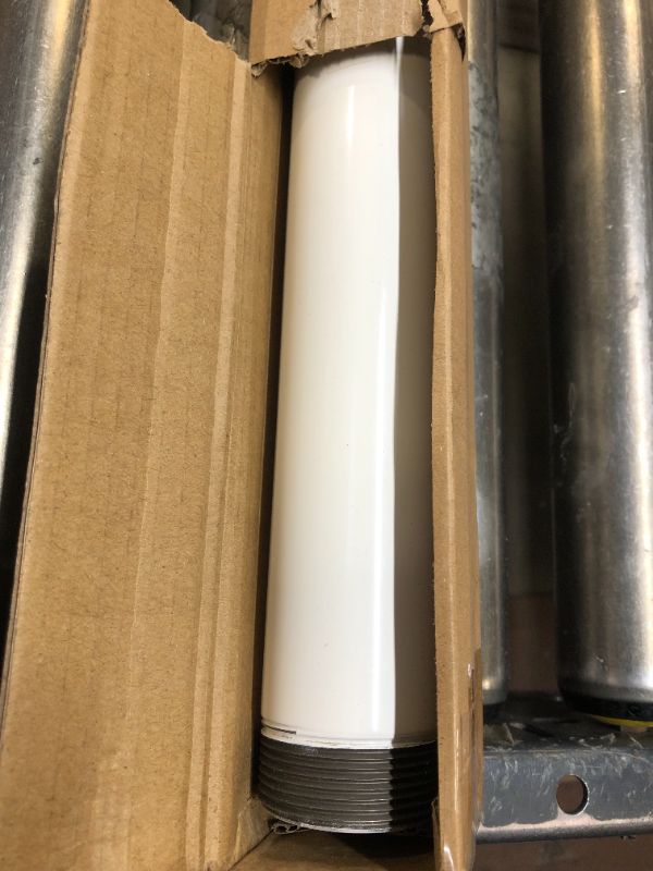 Photo 1 of QualGear QG-PRO-PM-2FT-W Pro-AV 1.5" Npt Threaded Pipe, 2' Length Projector Accessory , White 2-Feet Pipe - White