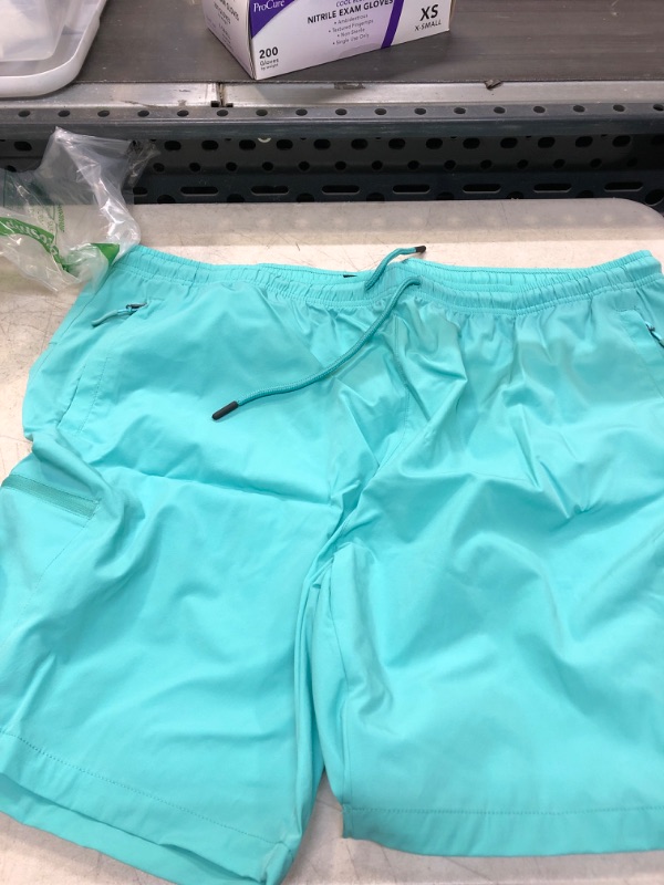 Photo 1 of AQUA BLUE SWIM SHORTS ( SIZE: XXXL) 