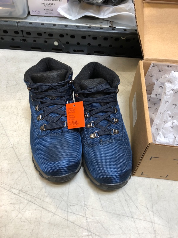 Photo 1 of  WOMENS BLUE HIKING SHOES ( SIZE :6.5) 