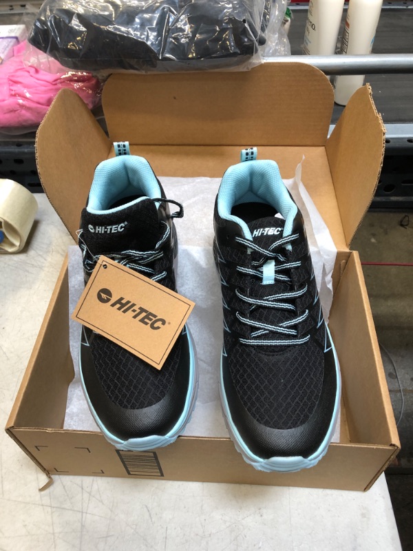 Photo 1 of BLACK AND BLUE RUNNING SHOES ( SIZE: 10) 