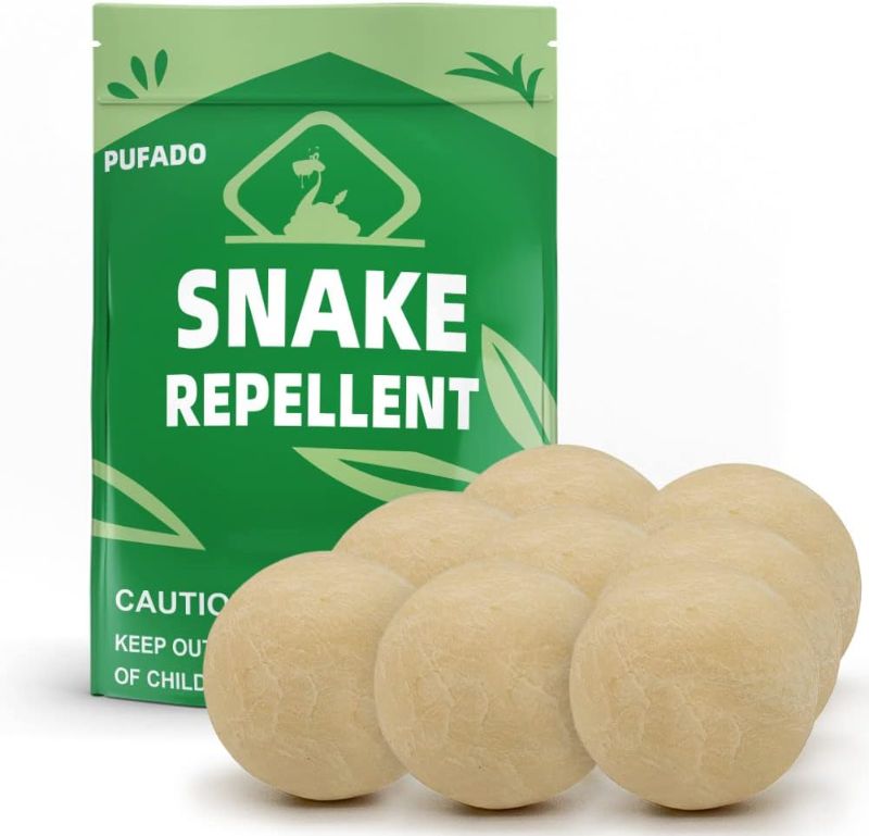 Photo 1 of  Snake Away Repellent for Outdoors, Snake Be Gone for Yard Powerful Pet Safe Balls for Lawn Garden Camping Fishing Home to Repels Snakes and Other Pests 9 PACK 