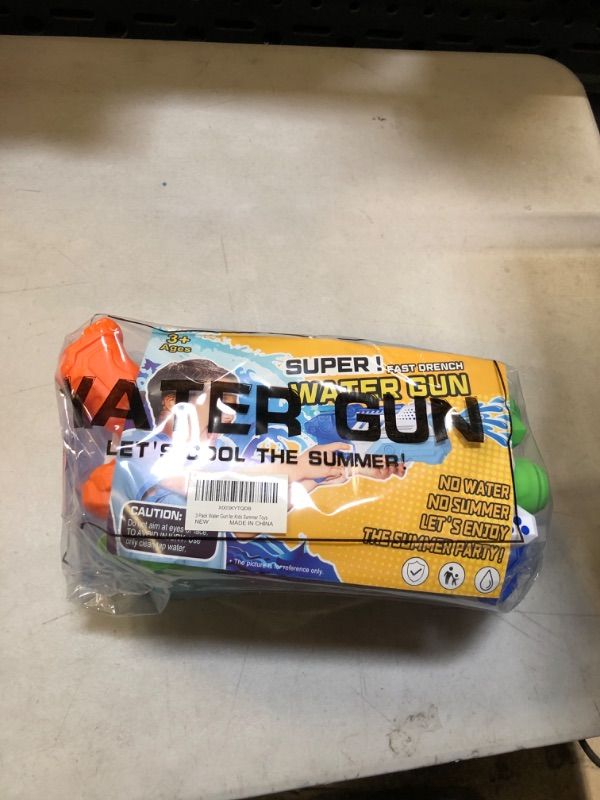 Photo 1 of 3 PACK TOY WATER GUNS 