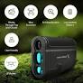 Photo 1 of Visiocrest ??Laser Range Finder for Golf, Hunting and Archery - 3000FT High Precision Distance Measuring Rangefinder - Professional Scan Fog and Speed Mode