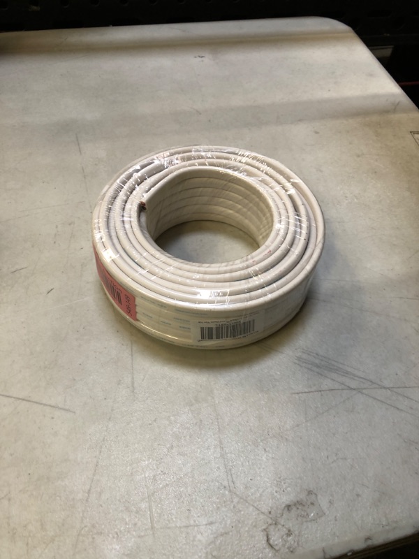 Photo 2 of 14 Gauge (American Wire Ga) Tinned Oxygen Free Copper Red Black Duplex Sheathed Marine Boat Wire. Cable Length: 50 FT (Also Available in 100 FT roll)