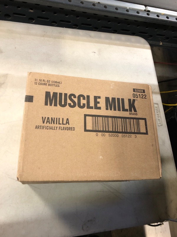 Photo 2 of 11,16 FL OZ 12 COUNT BOTTLES MUSCLE MILK --- VANILLA 