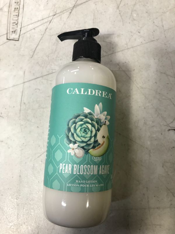 Photo 2 of Caldrea Hand Lotion, For Dry Hands, Made with Shea Butter, Aloe Vera, and Glycerin and Other Thoughtfully Chosen Ingredients, Pear Blossom Agave Scent, 10.8 oz 10.8 Fl Oz (Pack of 1)